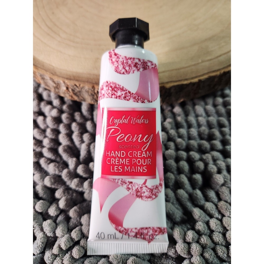 Crystal Waters PEONY Scented Hand Cream 1.4 Fl oz~NEW/SEALED